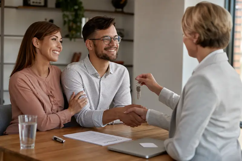 Homeowner celebrating after selling home